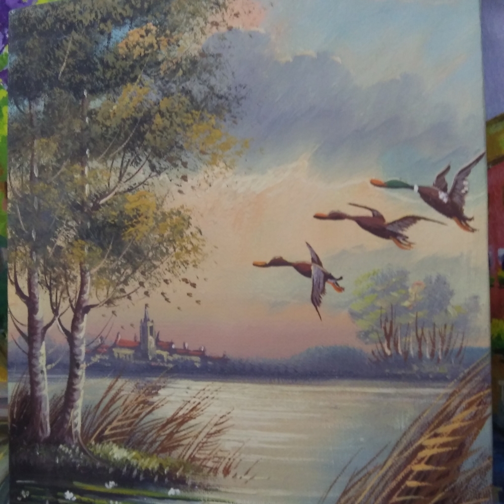 Vintage Oil on Canvas/ Signed Marten - Picture 1 of 4
